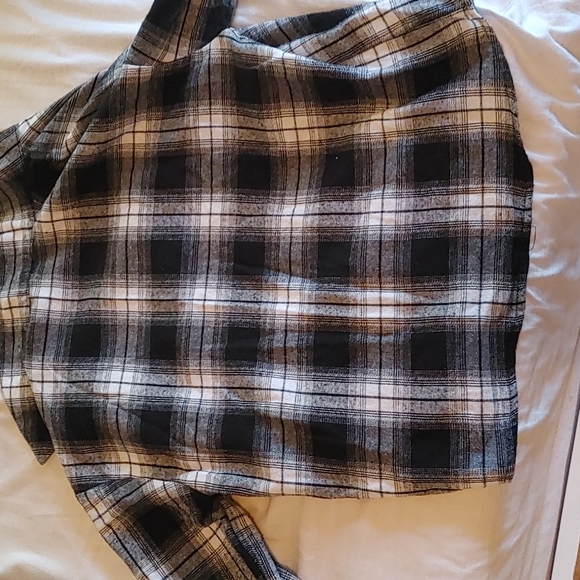 Shein plaid button up size xs - Picture 2 of 3